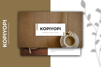 Kopiyopi – Coffee Business Keynote Template
