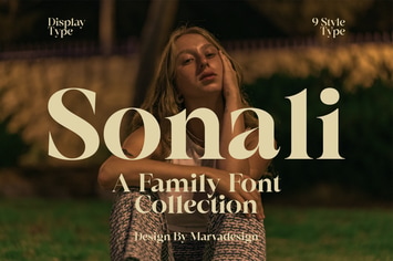 Sonali - A Modern Serif Family Font