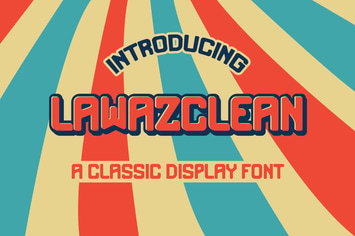 Lawazclean Vintage Retro Font Classic
