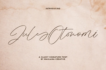 Jules Otonomi Classy Signature Font