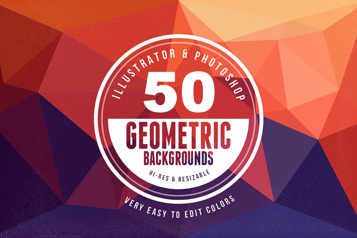 50 Geometric Backgrounds