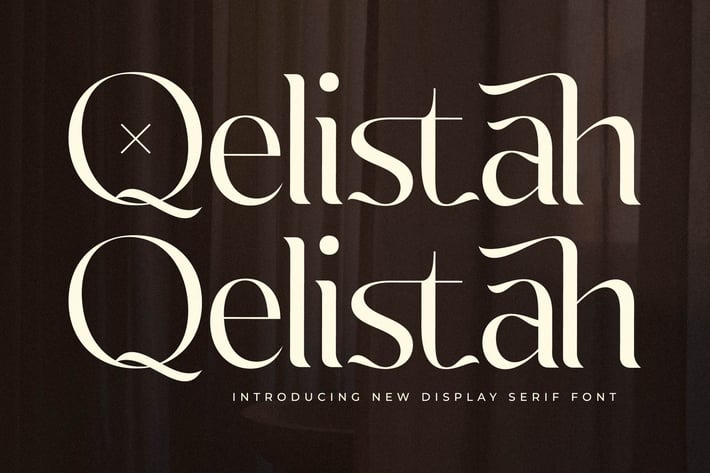 Qelistah New Display Serif Font 