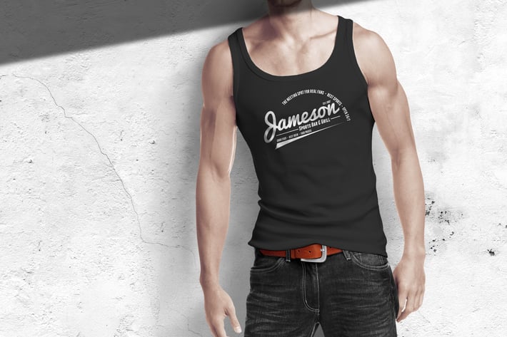 Man Tank Shirt Mock-up