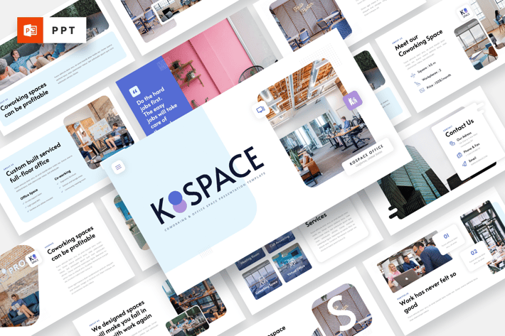 KOSPACE - Coworking Space Powerpoint Template