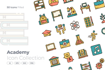 Academy  Filled Icon