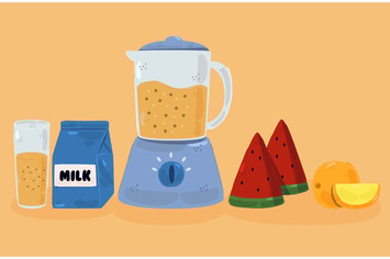 Smoothies Blender Glass Illustration (2)