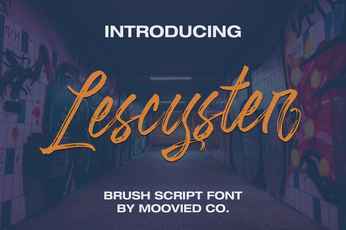 Lescyster Script Brush