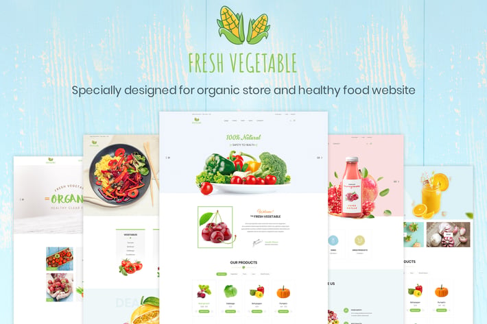 Fresode - Organic Store PSD Template