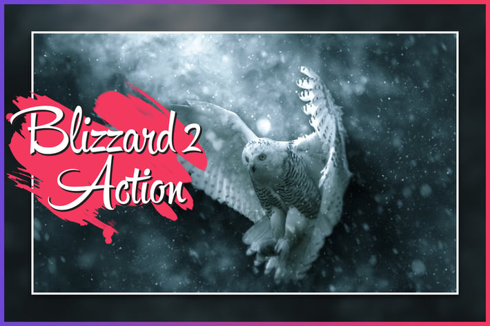 Blizzard 2 CS4+ Photoshop Action