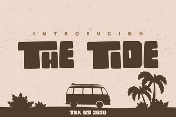 The Tide - Modern Block Font