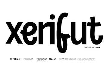 Xerifut - Sans Display Font