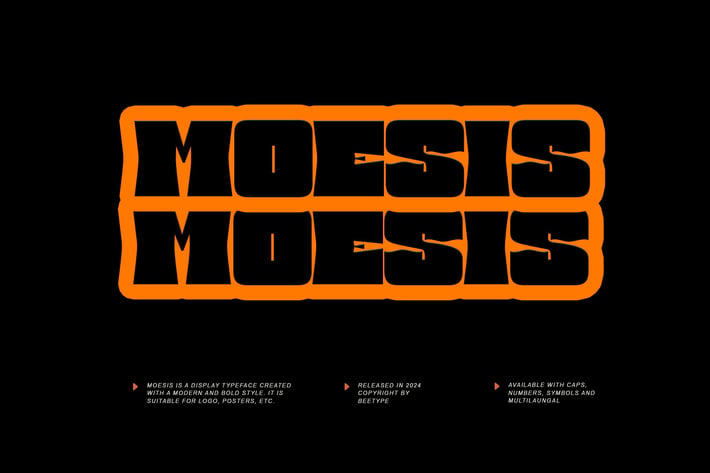 Moesis Display Font