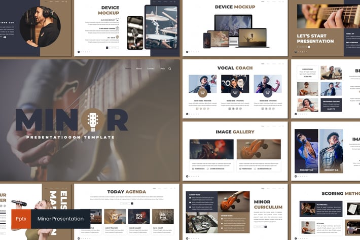 Minor - Powerpoint Template