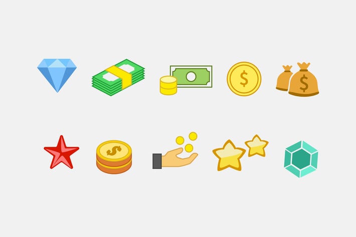 10 In-Game Currency Icons