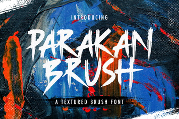 Parakan Brush - Brush Display Font