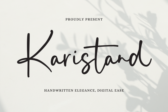 Karistand - Script Font