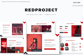 Redproject - Google Slides Template