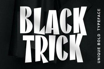 Black Trick Unique Font