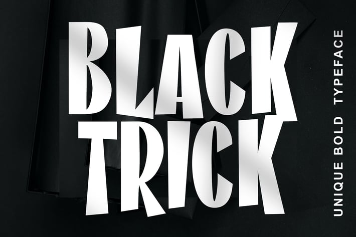 Black Trick Unique Font