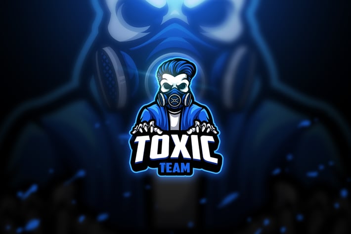 Toxic skull 2 - Mascot & Esport Logo