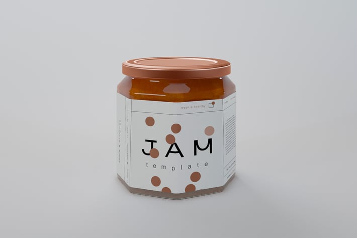 Jam Jar Mockup