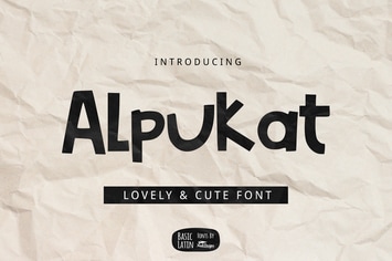 Alpukat Font