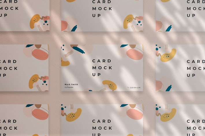 Elegant Business Card Mockup PSD Template