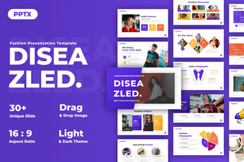 Diseazled Fashion Presentation Template