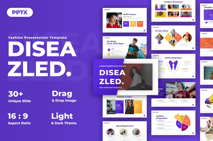 Diseazled Fashion Presentation Template
