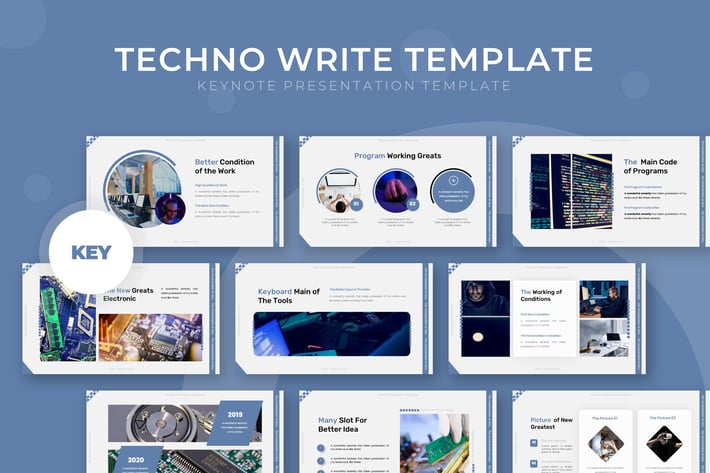 Techno Write - Keynote Template