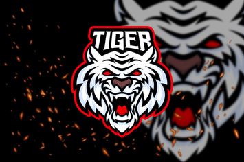White Tiger - eSport Logo Template