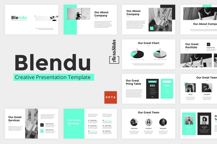 Blendu - Powerpoint Presentation Template