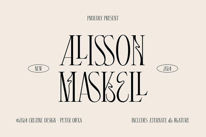 Alison Maskell Modern Serif