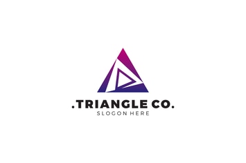 Abstract Triangle Logo