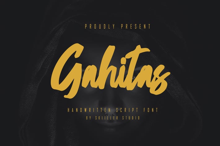 Gahitas - Handwritten Script Font