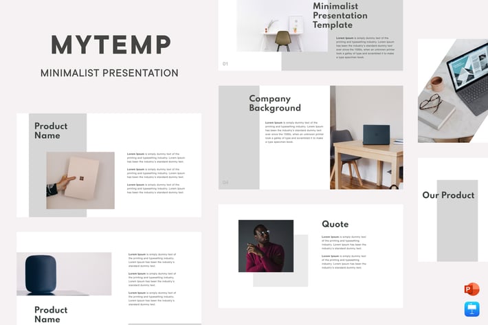 Mytemp - Minimalist Presentation v2