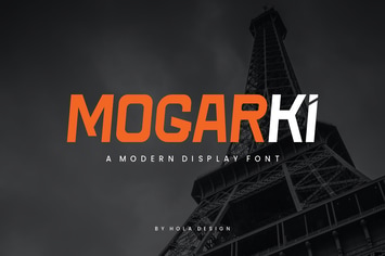 Mogarki Moder Display Font
