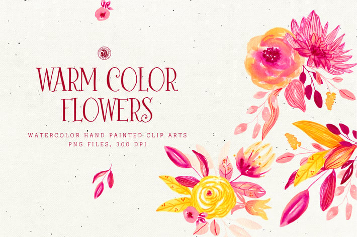 Warm Color Flowers
