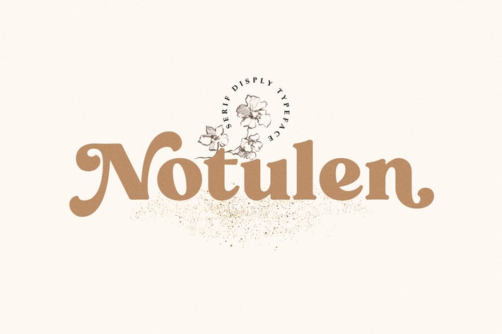 Notulen Display Serif Typeface