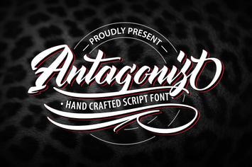 Antagonis | Handcrafted Script Font