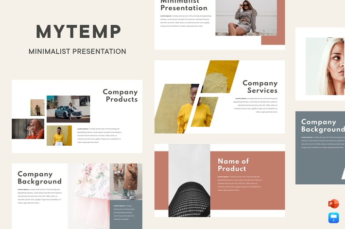 Mytemp - Minimalist Presentation