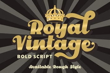 Royal Vintage - Bold Retro Font