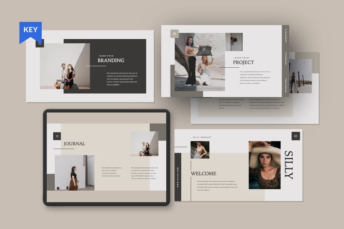 Silly Brand Keynote Presentation Template