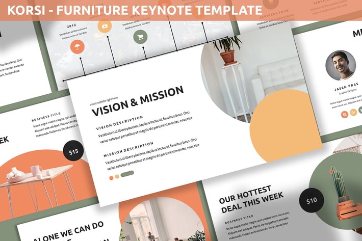 Korsi - Furniture Keynote Template