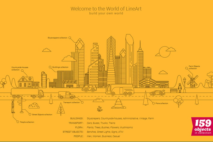 Linear Design Object Library