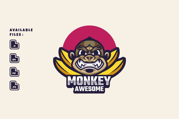 Monkey Logo Mascot