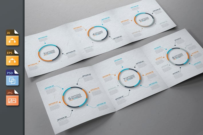 Infographics template set v.45
