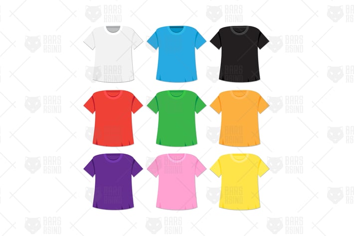 Cartoon T-shirt Mockup