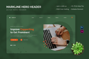 Markline - Hero Header