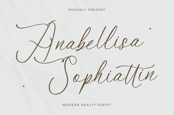 Anabellisa Sophiattin Modern Script Font